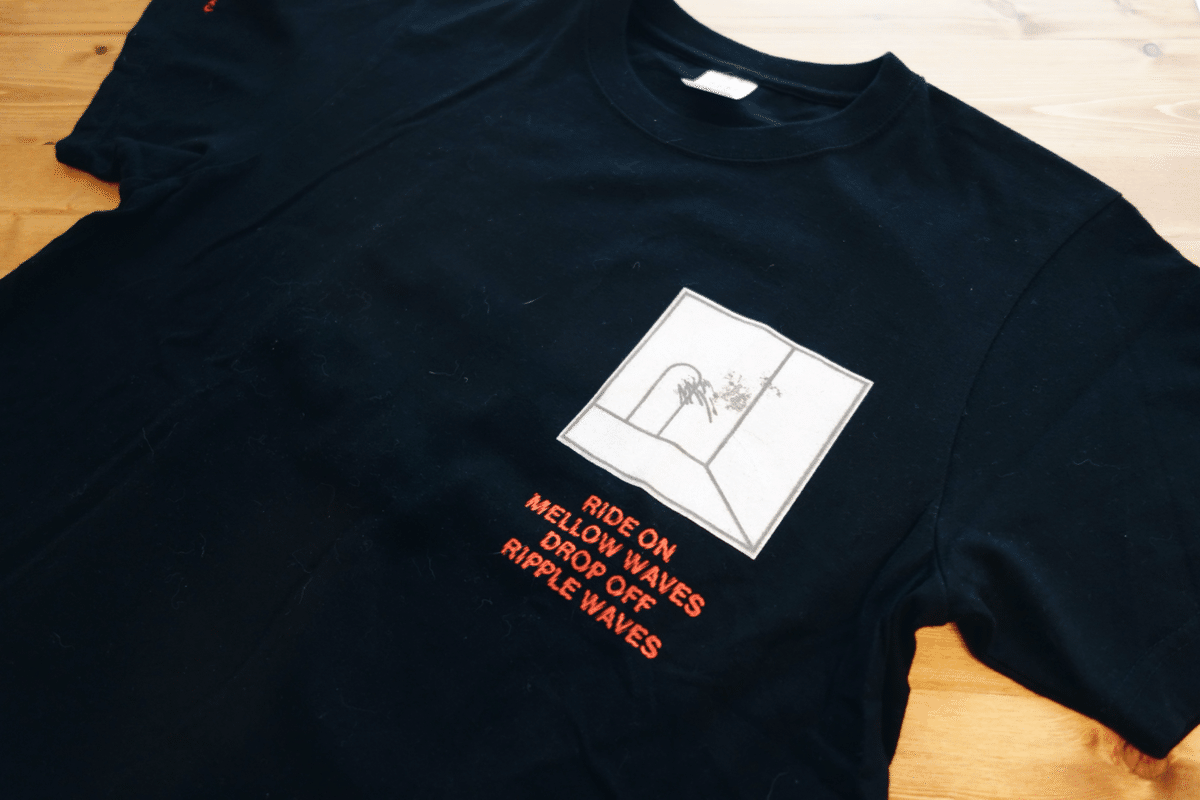 Cornelius/Cornelius Mellow Waves T-Shirts(White×Black)/Mサイズ