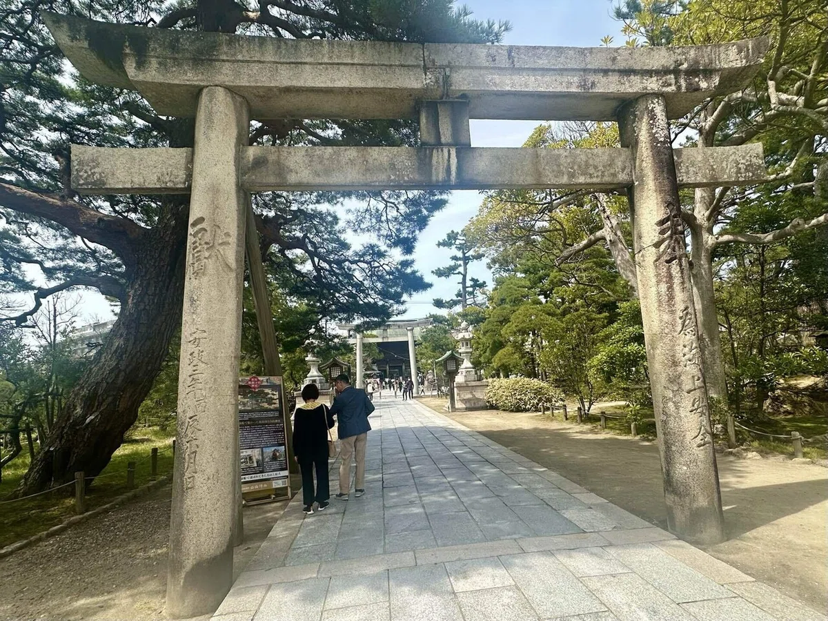 尾道から北前船で運ばれてきた鳥居