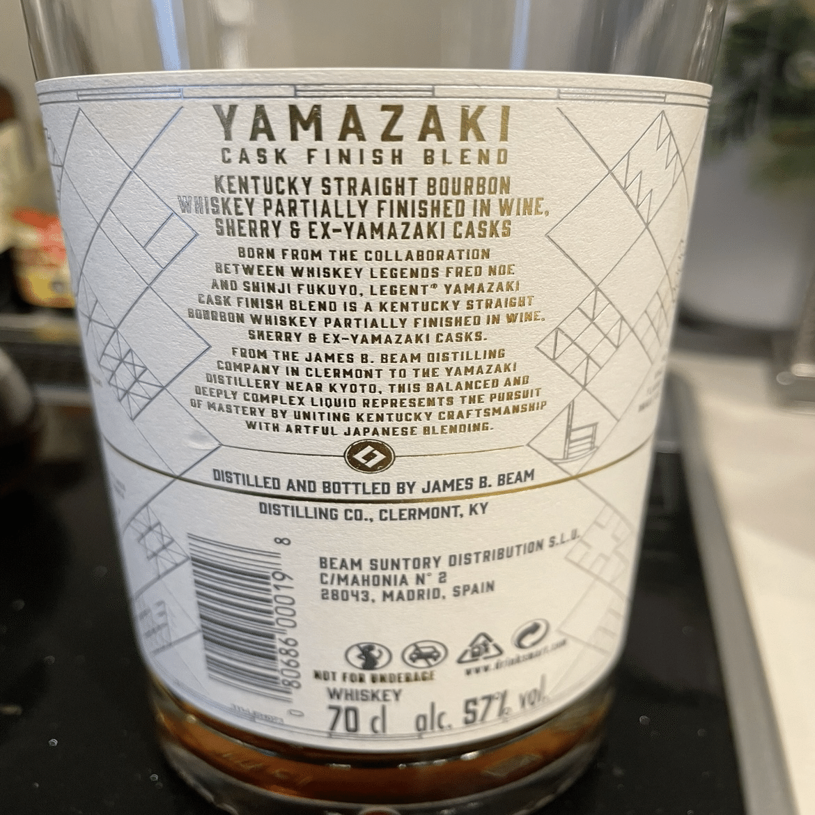 Legent Yamazaki Cask Finish Blend (ABV 57%)｜Joe