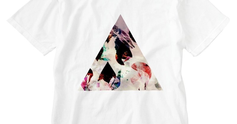 ▲4【三角形の穴】 ウォッシュTシャツ