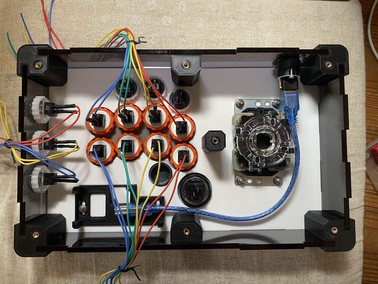くろまき工房　自作アケコンレバーコントローラー くろまき工房 自作アケコンレバーコントローラー
