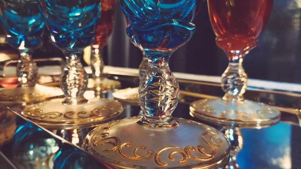 Laguna Murano-Venetian wine glass｜H ・Y