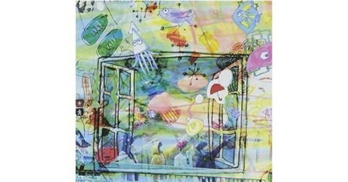 水彩画「春と修羅に寄せて」 （2023 :: 自由美術協会）