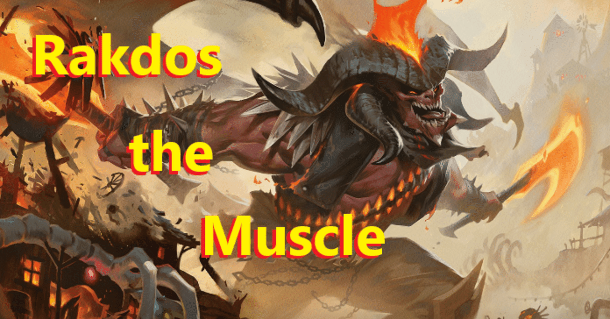 EDH《用心棒、ラクドス/Rakdos, the Muscle》ラクドス強盗団爆誕 EDH《用心棒、ラクドス/Rakdos, the Muscle》ラクドス強盗団爆誕
