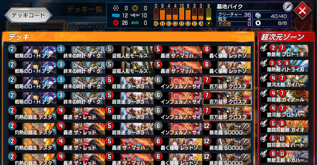 デュエプレND】マスター到達 火水闇墓地バイク|れいりあ デュエプレND】マスター到達 火水闇墓地バイク|れいりあ