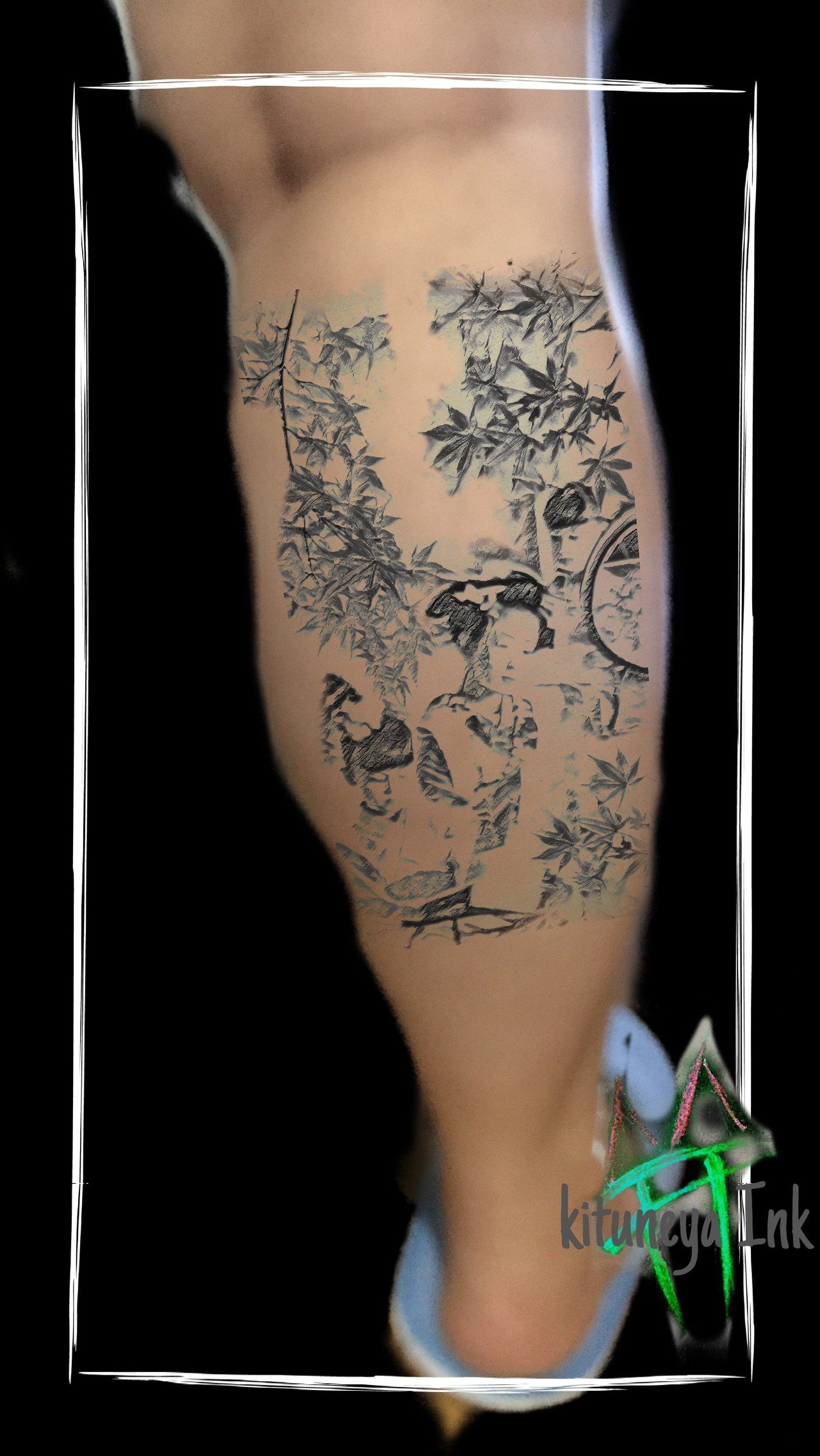 和彫フラッシュ 狐屋ink Tattoo Studio Note