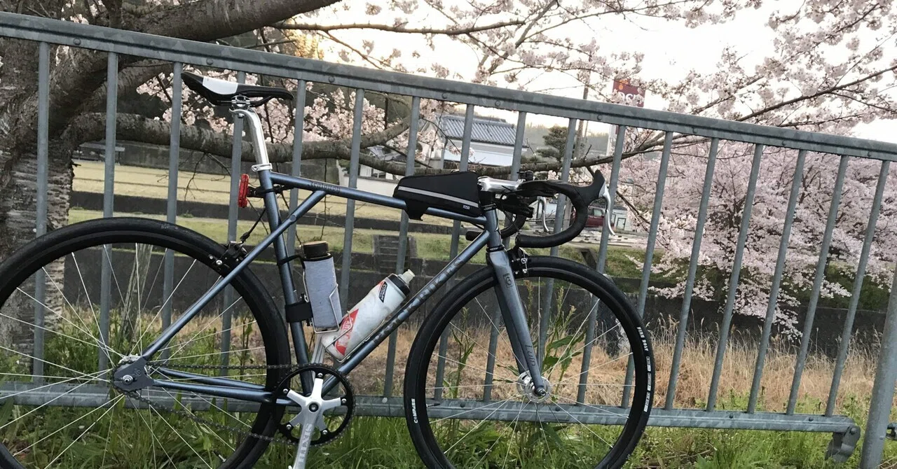 お花見サイクリング(固定ギアで98km)｜そのへんの栄養士