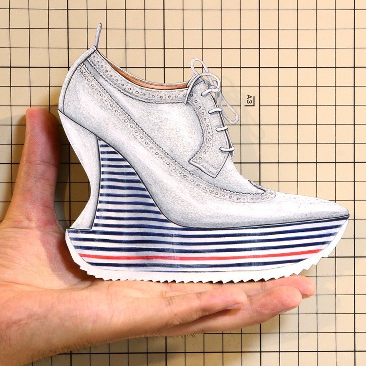 Shoes：01374 “Thom Browne” Platform Shoe（SS2019）