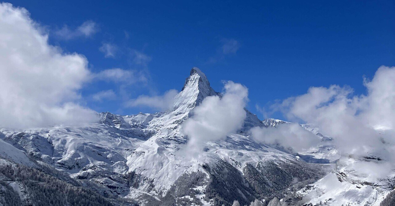 m*i様 アブラハム渓谷('93ポルトガル/仏/スイス) スイス🇨🇭】あいにくのド曇り、、マッターホルンは見れるのか、、｜meg