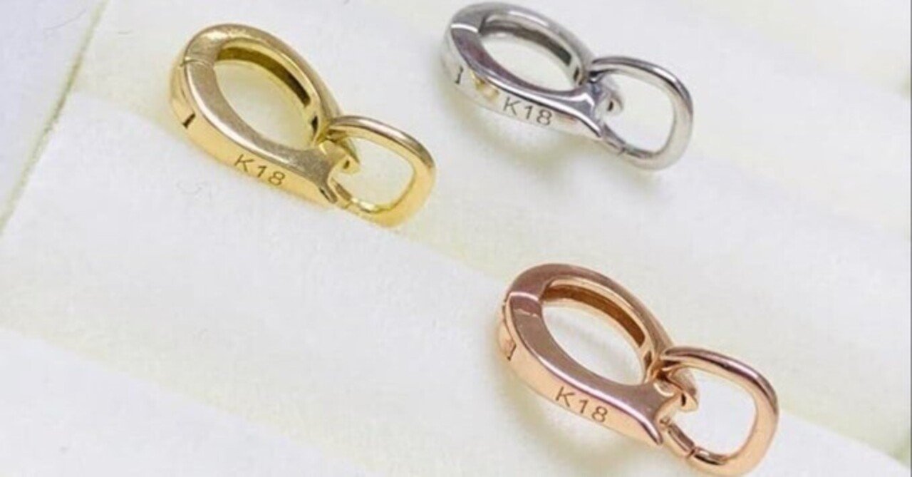 品良く着こなすため 純18金 バチカン K18YG/WG/PG パーツ ジュエリー ワンタッチ アクセサリー