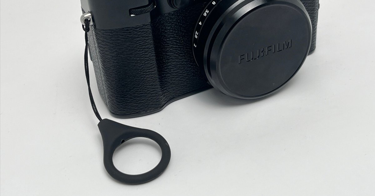 X100VIに最適な極小ストラップを見つけた！ 「エレコムのリング