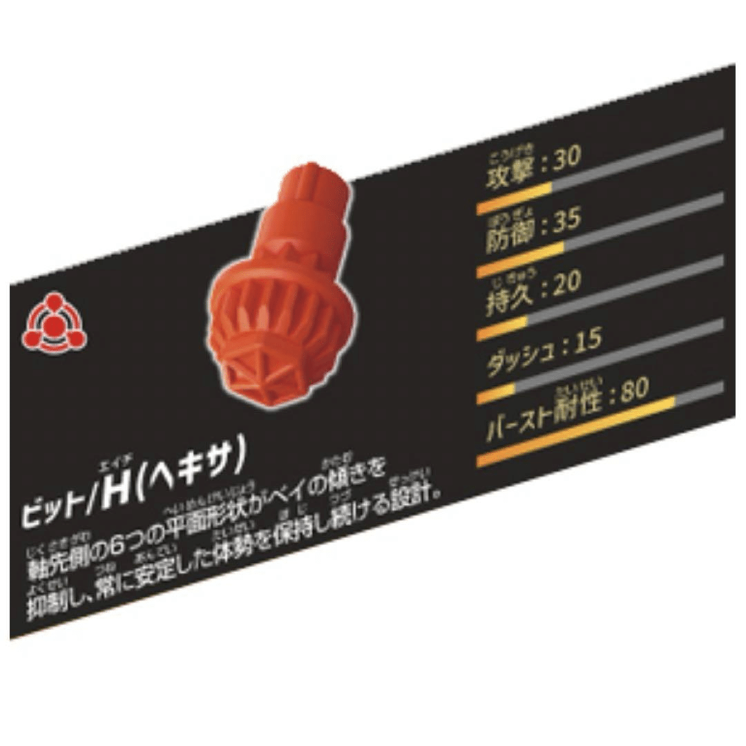 新ビット H(ヘキサ)ビットの考察等｜あちき@ベイブレードX