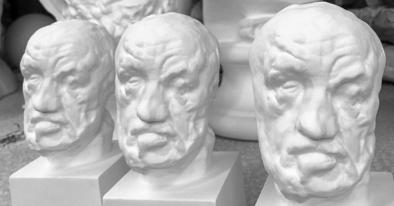 石膏像を作っています8月18日｜石膏像ドットコム（脇本）