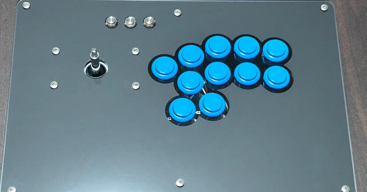 美品】P-3 Controller Lotus Lever アケコン レバー 美品】P-3 Controller Lotus Lever アケコン レバー