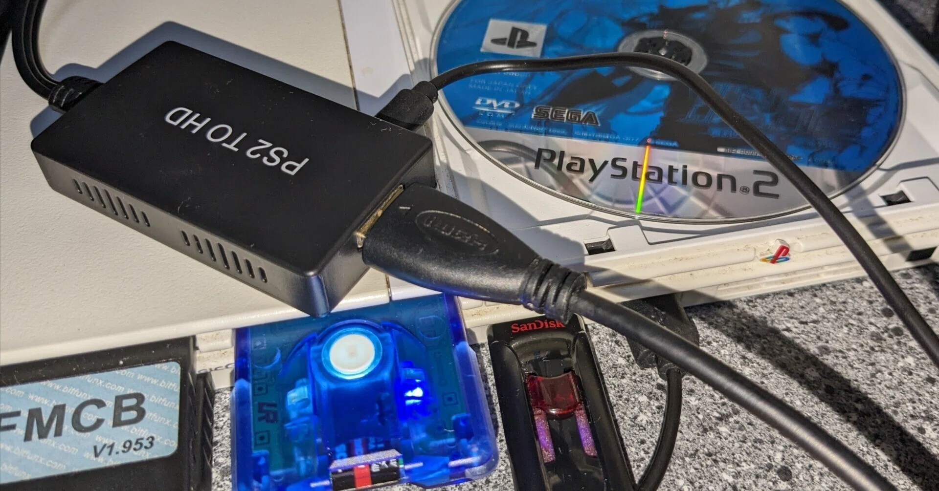 チート MX4SIOーPS2版北斗をメモカから起動してチート実行（ディスク
