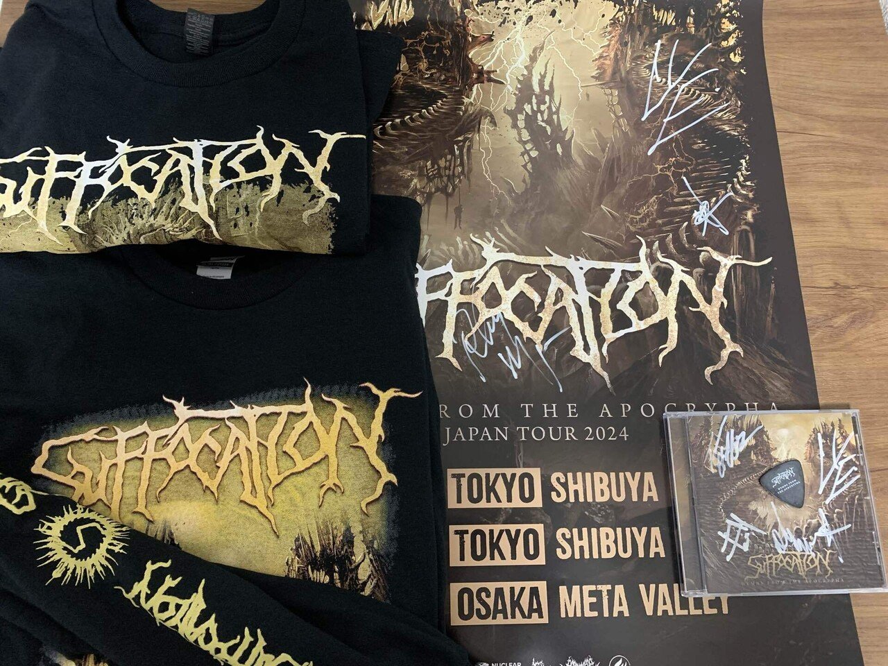 SUFFOCATION 1st デスメタル スラッシュメタル ライブレポ】Suffocation来日に行きました！｜T. Murakami