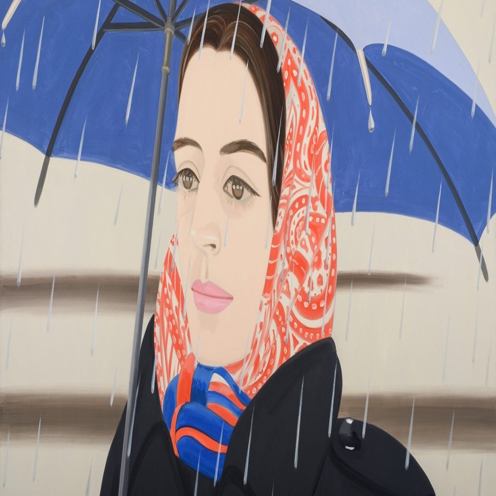 今日の1枚）Alex Katz：Blue Umbrella 2｜artoday - chiaki
