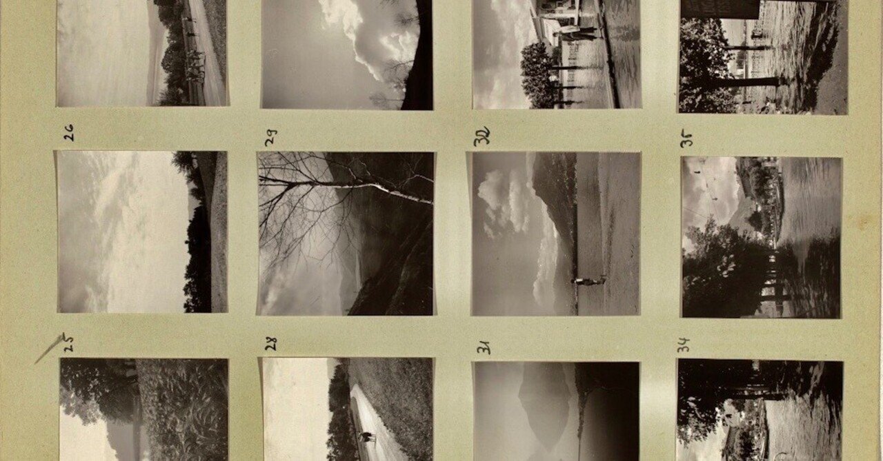 ロバートフランク1946チューリヒ時代のコンタクトプリントについて