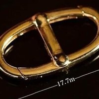 K18YG イエローゴールド オーバル 18K ロープ ねじれ チャーム