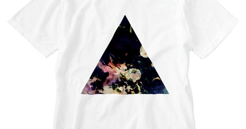 ▲5【三角形の穴】 ウォッシュTシャツ