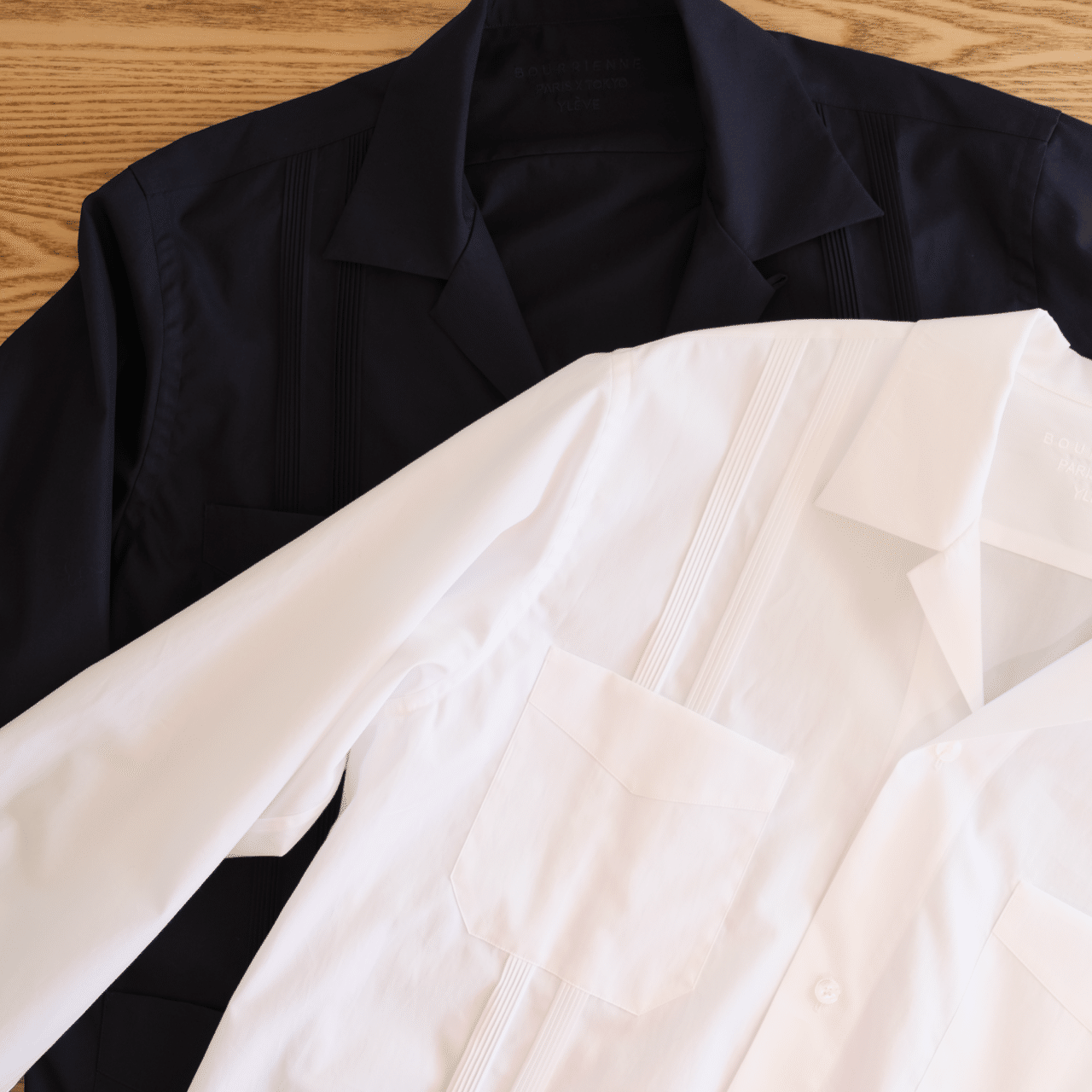 YLÈVE × BOURRIENNE キューバシャツ 推しです①｜水岡