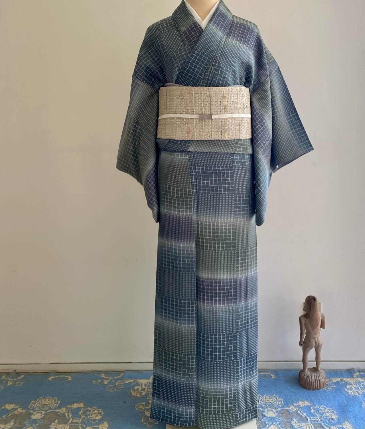 絞り❣️絽織❣️正絹❣️単衣の着物