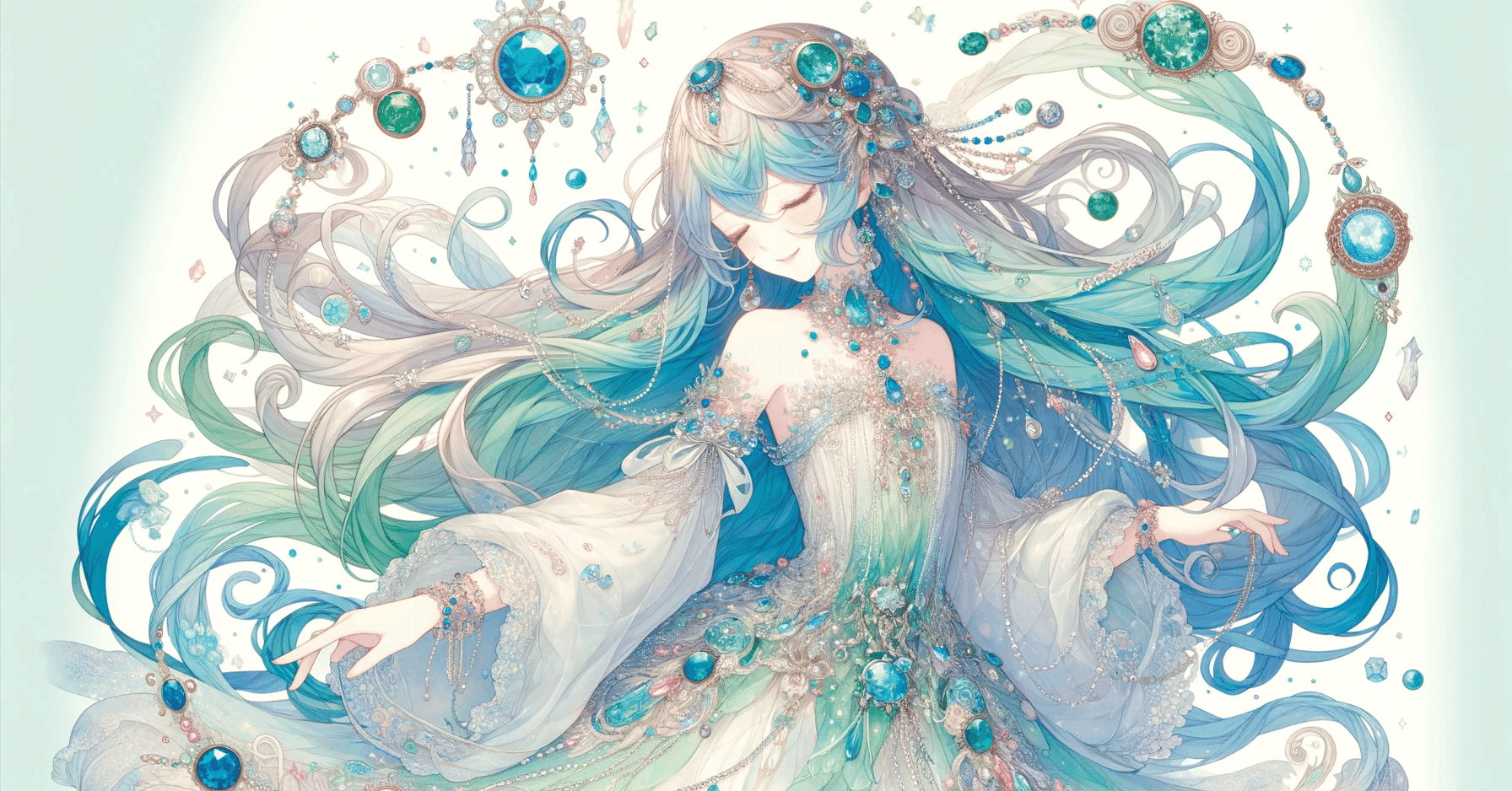 アクアマリンの精霊｜宝石の精霊図鑑 by天使のさざれ リミ