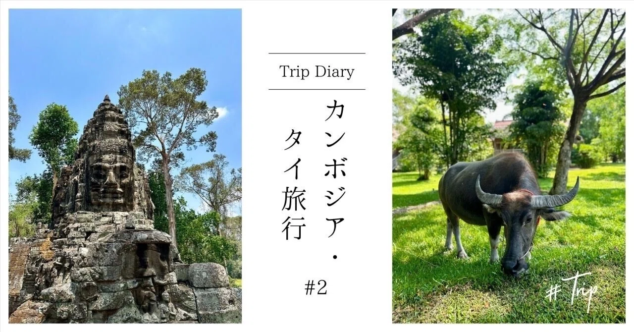 カンボジア・タイ旅行#2「アンコールワットに来たぞ！」｜みみさんの家族