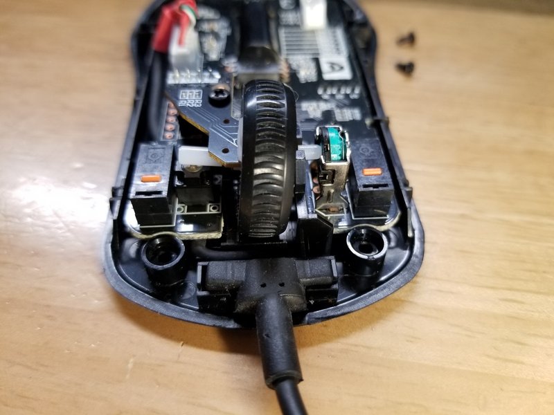 マウスが壊れたので分解してみた おこう Note