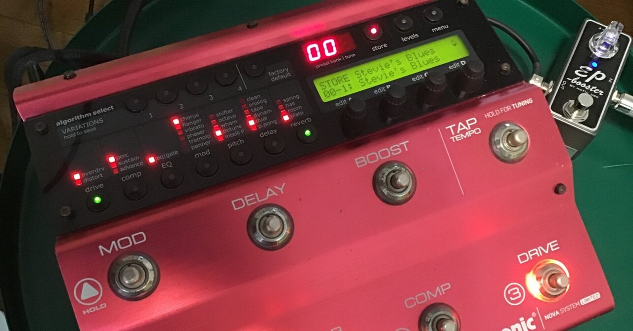 【送料0円】 / electronic tc NOVA 使い方メモ｜Ruki-Bear SYSTEM ギター