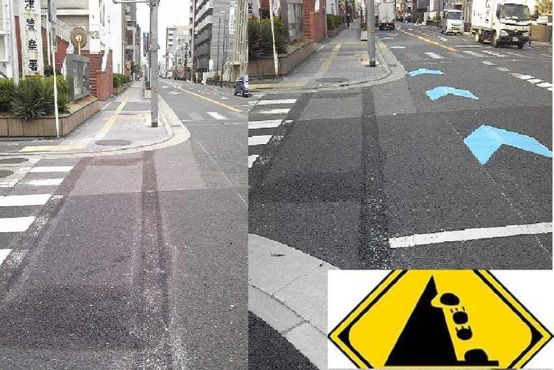 車道の端に標示された青い矢羽根 デザイン思考と本質追究を楽しもう Note 車道の端に標示された青い矢羽根 デザイン思考と本質追究を楽しもう Note