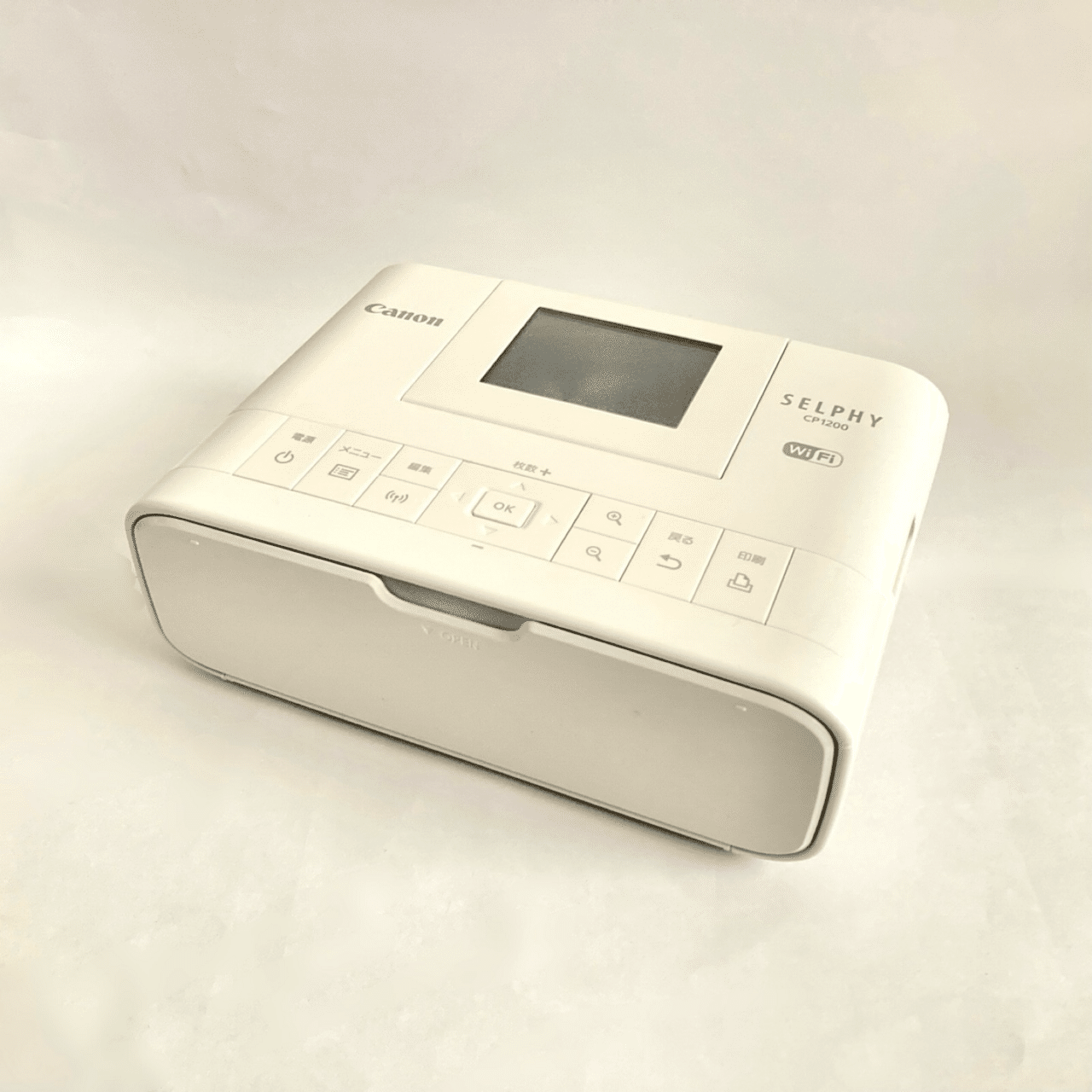 Canon SELPHY CP1200 Wi-Fiフォトプリンター キヤノン、重さ860gの小型