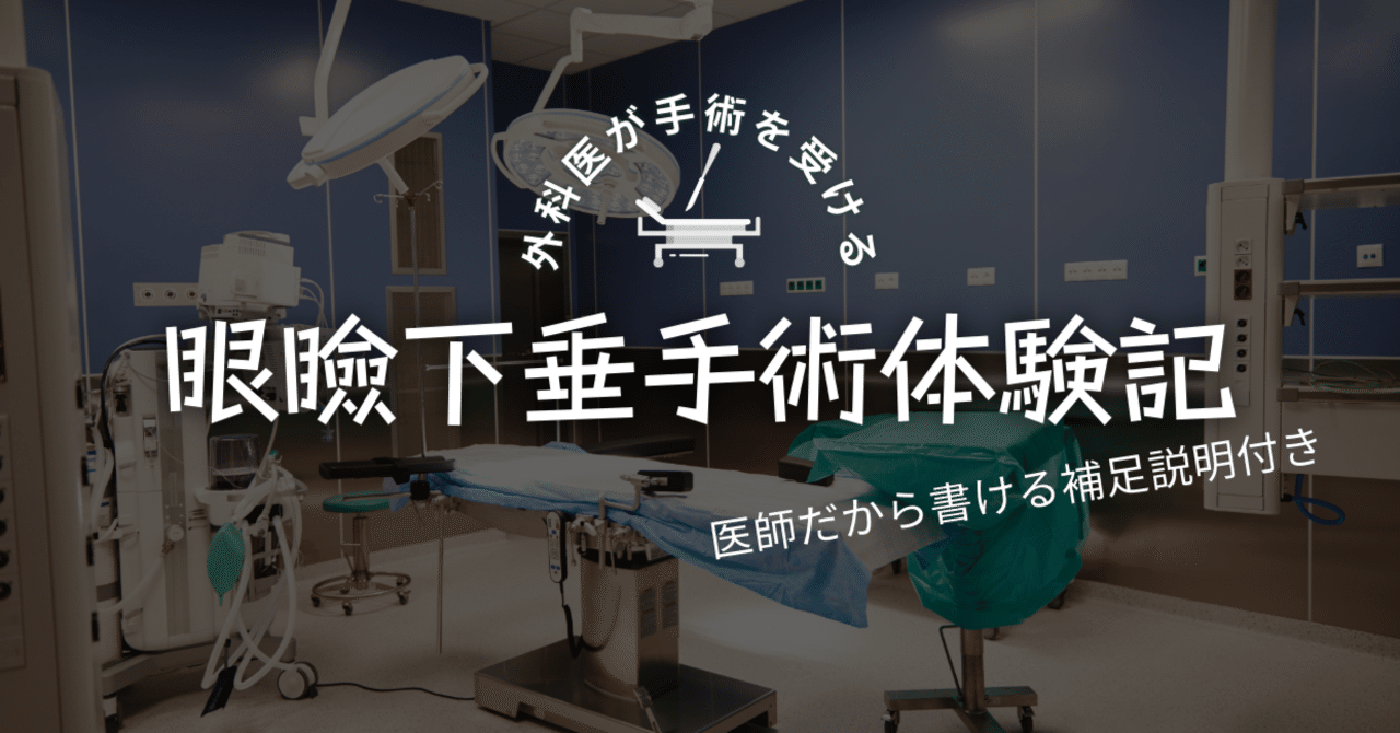 眼瞼下垂手術体験記 補足説明付き｜形成外科医 金沢雄一郎
