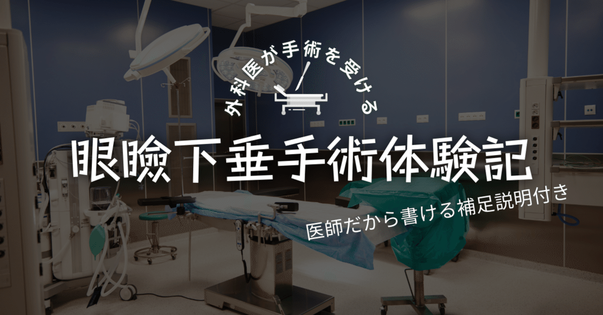 眼瞼下垂手術体験記 補足説明付き｜形成外科医 金沢雄一郎