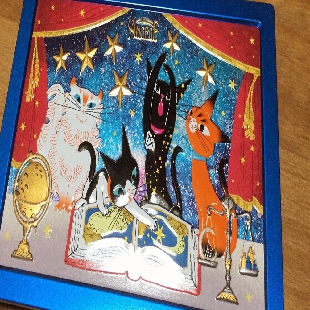 黒猫love♡ゴンチャロフ アンジュジュの猫たち。バレンタイン自分用