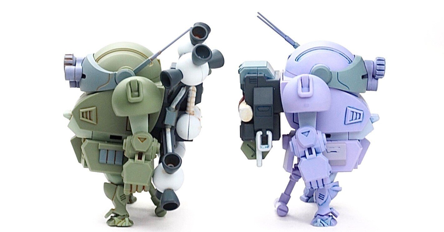 ボトムズ～スコープドッグラウンドムーバー＆パラシュートザック
