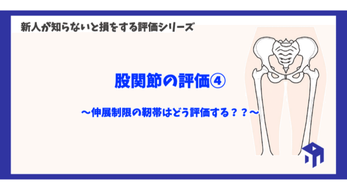 股関節の評価④｜加藤淳