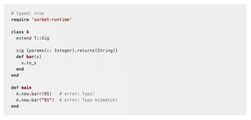 Sorbetで 型のあるruby の開発体験を試そう フィフス フロア技術ブログ Note