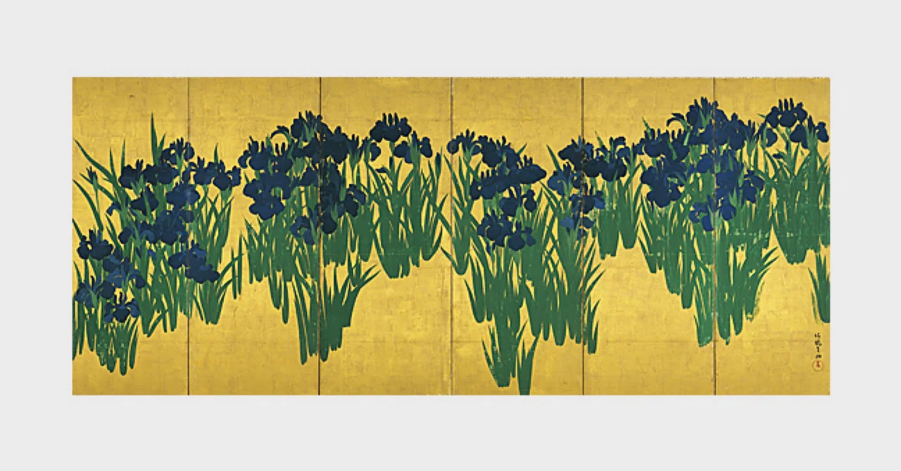 毎年観たい燕子花図屏風｜川村春樹