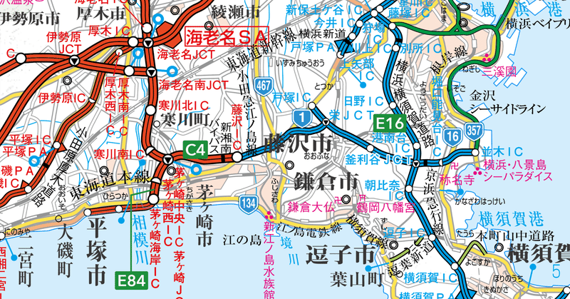 【2024年4月更新】高速道路地図〜NEXCO中日本