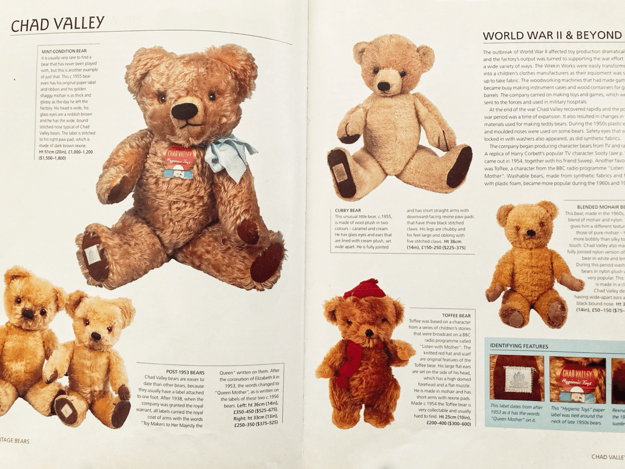 英国の老舗テディベアメーカー🧸 CHAD VALLEY(チャドバレー)|ぼくはくま 英国の老舗テディベアメーカー🧸 CHAD VALLEY(チャドバレー)|ぼくはくま