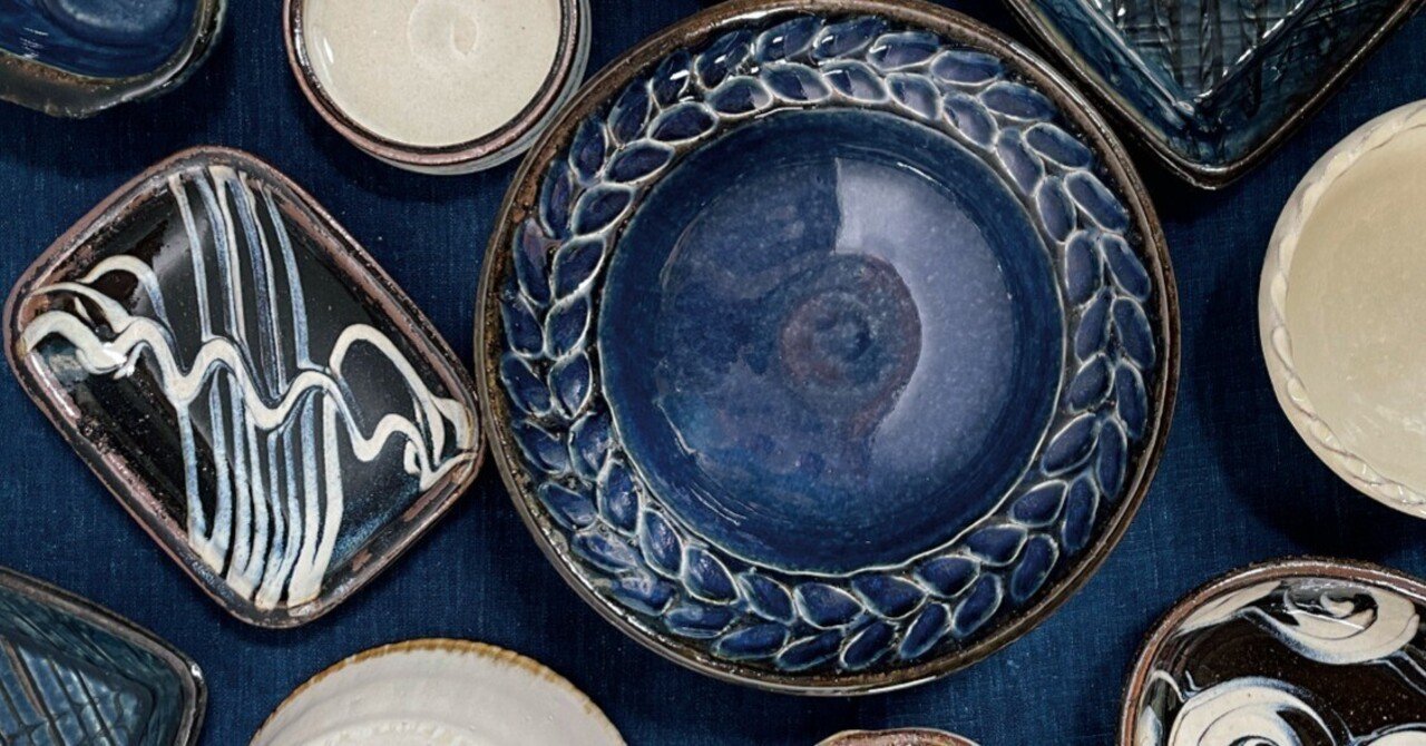 井上尚之 スリップウェア スリップウェア 楕円 井上尚之 SML