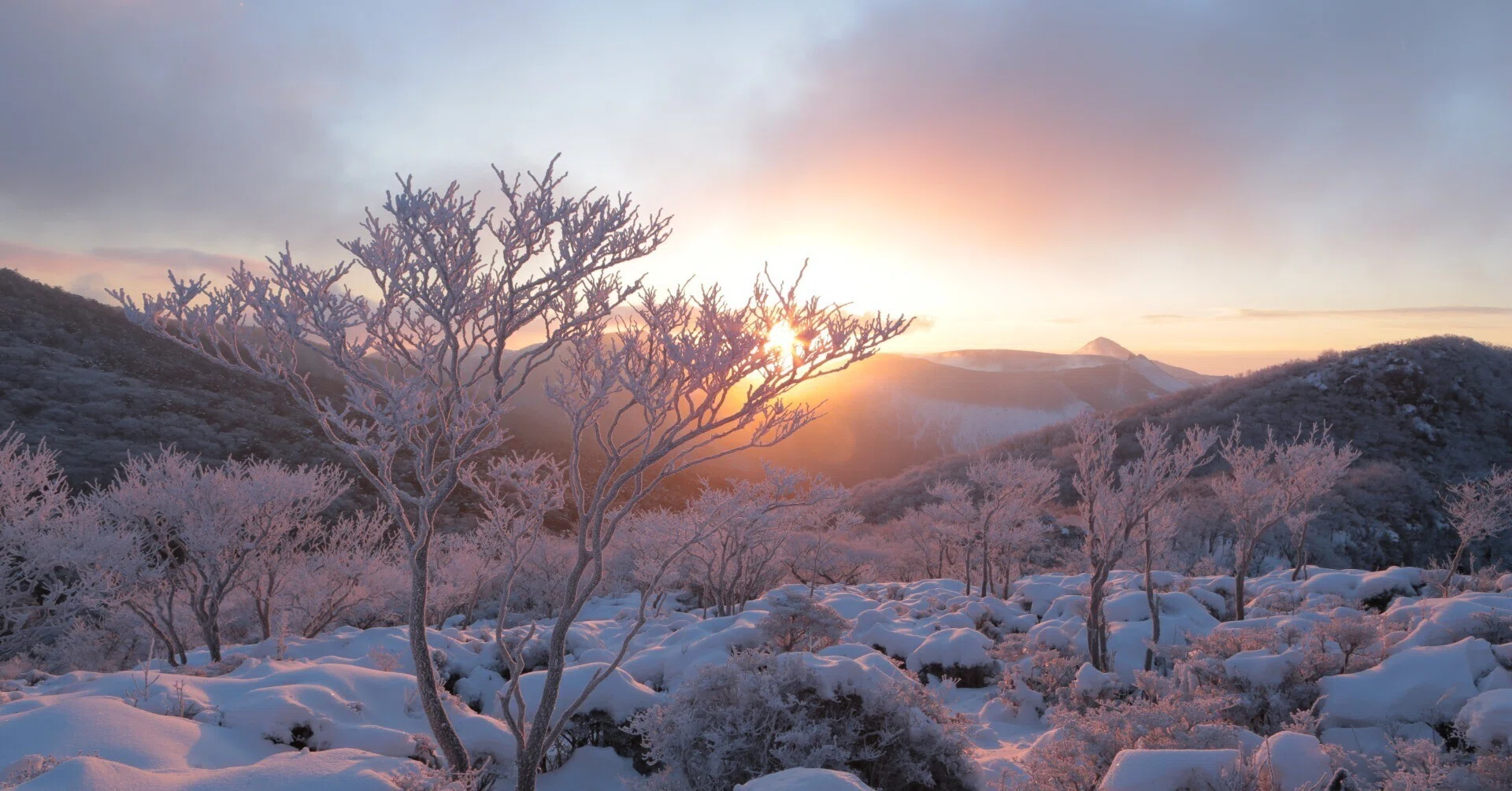 大浪池からの雪景色（2018年2月7日記）｜風景写真 四季の山旅