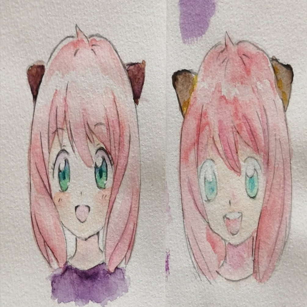 大失敗は成功のチャンス?初めての水彩イラストビフォーアフター｜鈴音