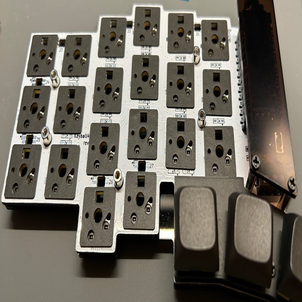 Keyball44を静音化したい｜あじすけ