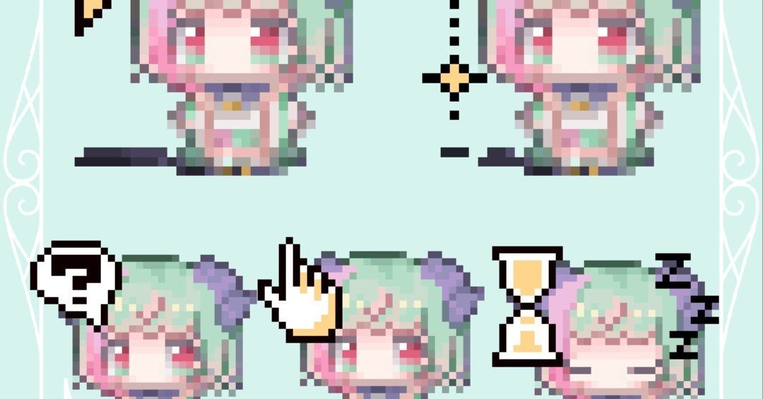 自作マウスカーソル 作ってみた【CLIP STUDIO】｜夢川アンヌ