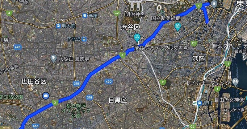 Route 246, in TOKYO（過去記事アーカイブ）青山通り＆玉川通り（都心の起点から環八まで）