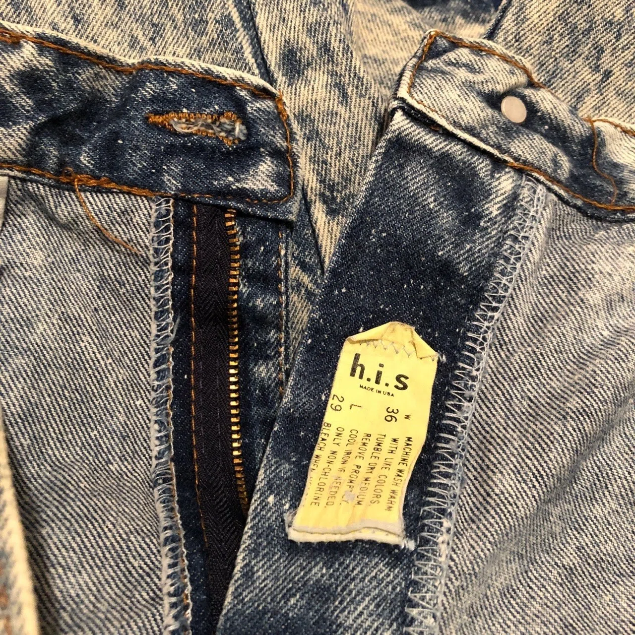 アメリカ製 H.I.S ケミカルウオッシュパンツ｜ꉓꃅꀤꌗꀘꍟ