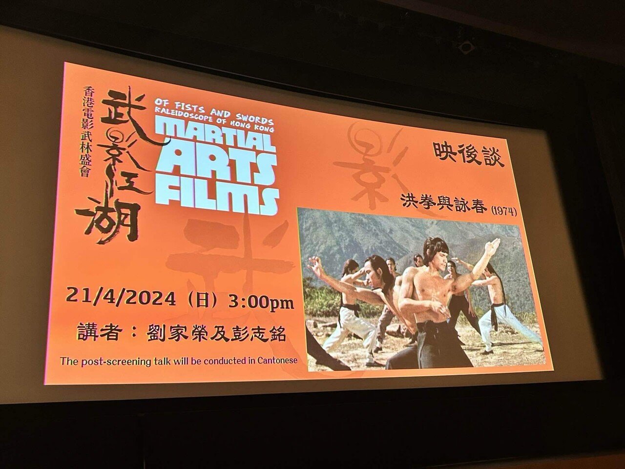 香港電影鑑賞記：武影江湖『洪拳與詠春 Shaolin Martial Arts