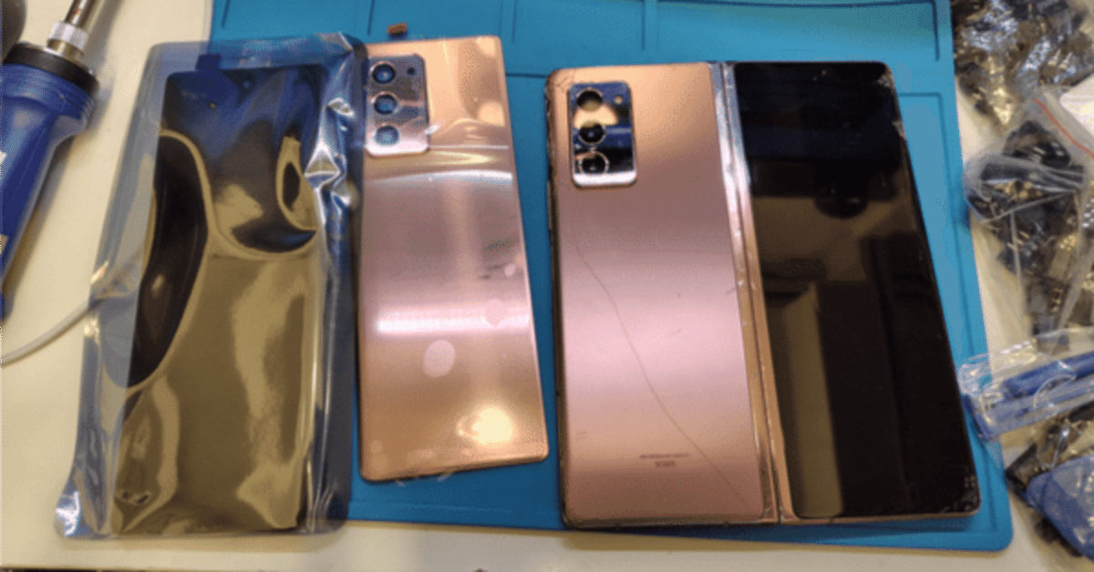 Xiaomi Mix Fold 2の画面交換修理を承りました - スマホ修繕堂